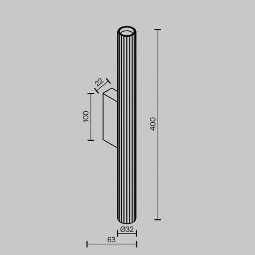 Бра Maytoni Calipso C082WL-12W2.7K-W