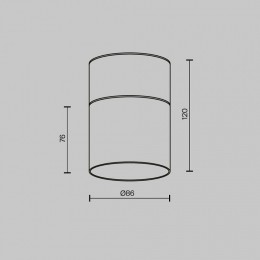 Накладной светильник Maytoni Glory C094CL-GX53-W
