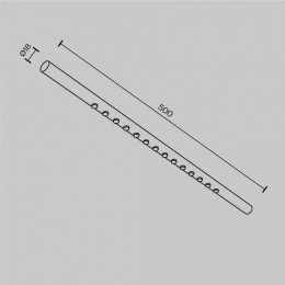 Модульный светильник Maytoni Points C101CL-L500-12W3-6K-BS