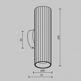 Бра Maytoni Calipso C106WL-02-GU10-W
