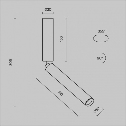 Подвесной светильник Maytoni Focus T C142CL-6W3K-B