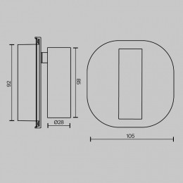Бра Maytoni Ego C175WL-9W-2.7-4K-W
