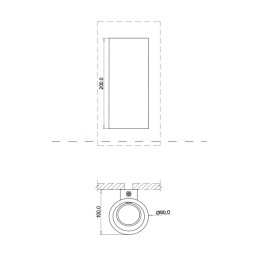 Накладной светильник Maytoni Parma C191-WL-02-W