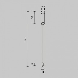 Основание на штанге Maytoni Accessories for system Axity CA009PM-B