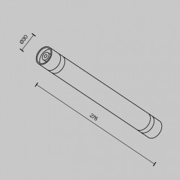 Соединитель линейный Maytoni  CA011-L300-B
