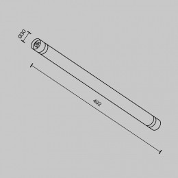 Соединитель линейный Maytoni  CA011-L500-B