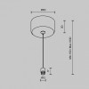 Токопровод концевой Maytoni  CA029SW-L1000-B