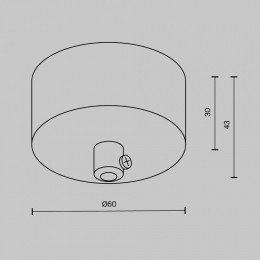 Основание Maytoni  CA032B-B