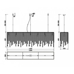 Подвесная люстра Maytoni Empress DIA002PL-07CH