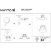 Встраиваемый светильник Maytoni Zoom DL034-01-06W3K-D-B