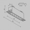 Встраиваемый светильник Maytoni Points DL065-12W3-6K-TRS-B