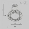 Встраиваемый светильник Maytoni  DL120-10W-3K-TRS-W