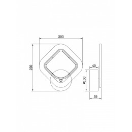 Накладной светильник Freya  FR10020WL-L7W