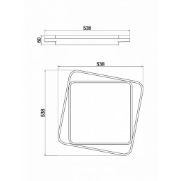 Накладной светильник Freya  FR10030CL-L88W