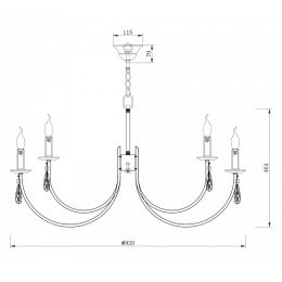 Подвесная люстра Freya Forte FR1006PL-12N