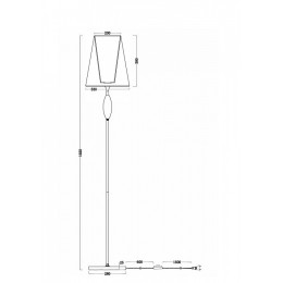 Торшер Freya Sofi FR2022FL-01CH