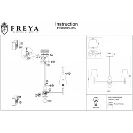 Люстра на штанге Freya Soho FR2028PL-03N