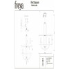 Светильник на штанге Freya Arricci FR2059PL-05BS