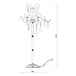 Торшер Freya Chabrol FR2302FL-04WG
