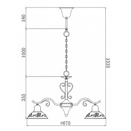 Подвесная люстра Freya Benoit FR2566-PL-05-WG