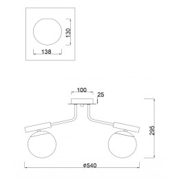 Потолочная люстра Freya Paolina FR5011CL-03B