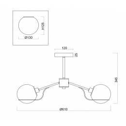 Люстра на штанге Freya Sally FR5014PL-05CH