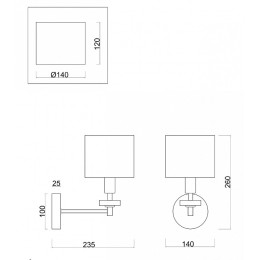 Бра Freya Tiana FR5015WL-01G