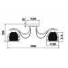 Потолочная люстра Freya Nikki FR5052-CL-03-W