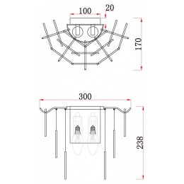 Бра Freya Porto FR5104WL-02BS