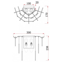 Бра Freya Porto FR5104WL-02N