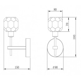 Бра Freya Grace FR5114WL-01BZ