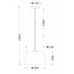 Подвесной светильник Freya Sandy FR5119PL-01BS
