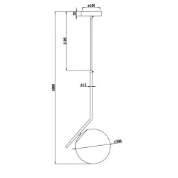 Подвесной светильник Freya Sara FR5129PL-01BS