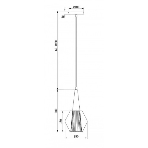 Подвесной светильник Freya Copita FR5133PL-01GR