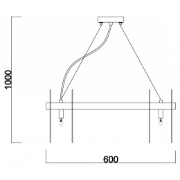 Подвесной светильник Freya Deserto FR5141PL-10BS1