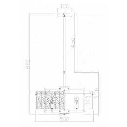 Светильник на штанге Freya Basilica FR5166PL-06BS