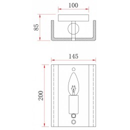 Накладной светильник Freya Fresco FR5190WL-01BS2