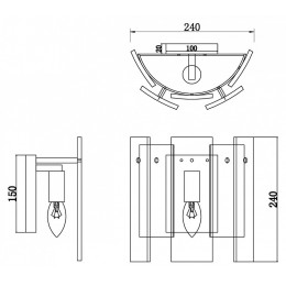 Бра Freya Ottimo FR5198WL-01BS