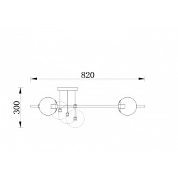 Потолочная люстра Freya Damask FR5205PL-08BS