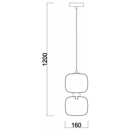 Подвесной светильник Freya Lumen FR5215PL-01BS