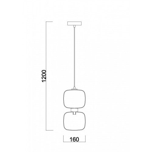 Подвесной светильник Freya Lumen FR5215PL-01CH