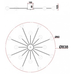 Потолочная люстра Freya Celebrity FR5242CL-16B