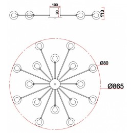 Потолочная люстра Freya Celebrity FR5242CL-16BS1