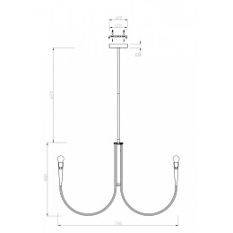 Люстра на штанге Freya Branches FR5253PL-08N