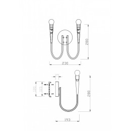Бра Freya Branches FR5253WL-02N