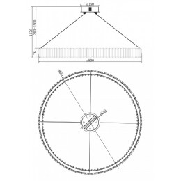 Подвесной светильник Freya Tier FR5257PL-L32CH