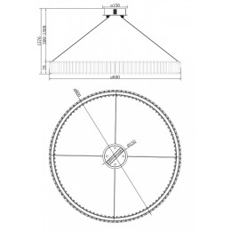 Подвесной светильник Freya Tier FR5257PL-L32G