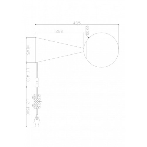 Настольная лампа декоративная Freya Glow FR5289TL-01BS