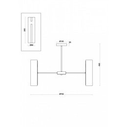Люстра на штанге Freya Fiore FR5368CL-14BS