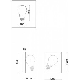 Бра Freya Evidence FR5372WL-01BS